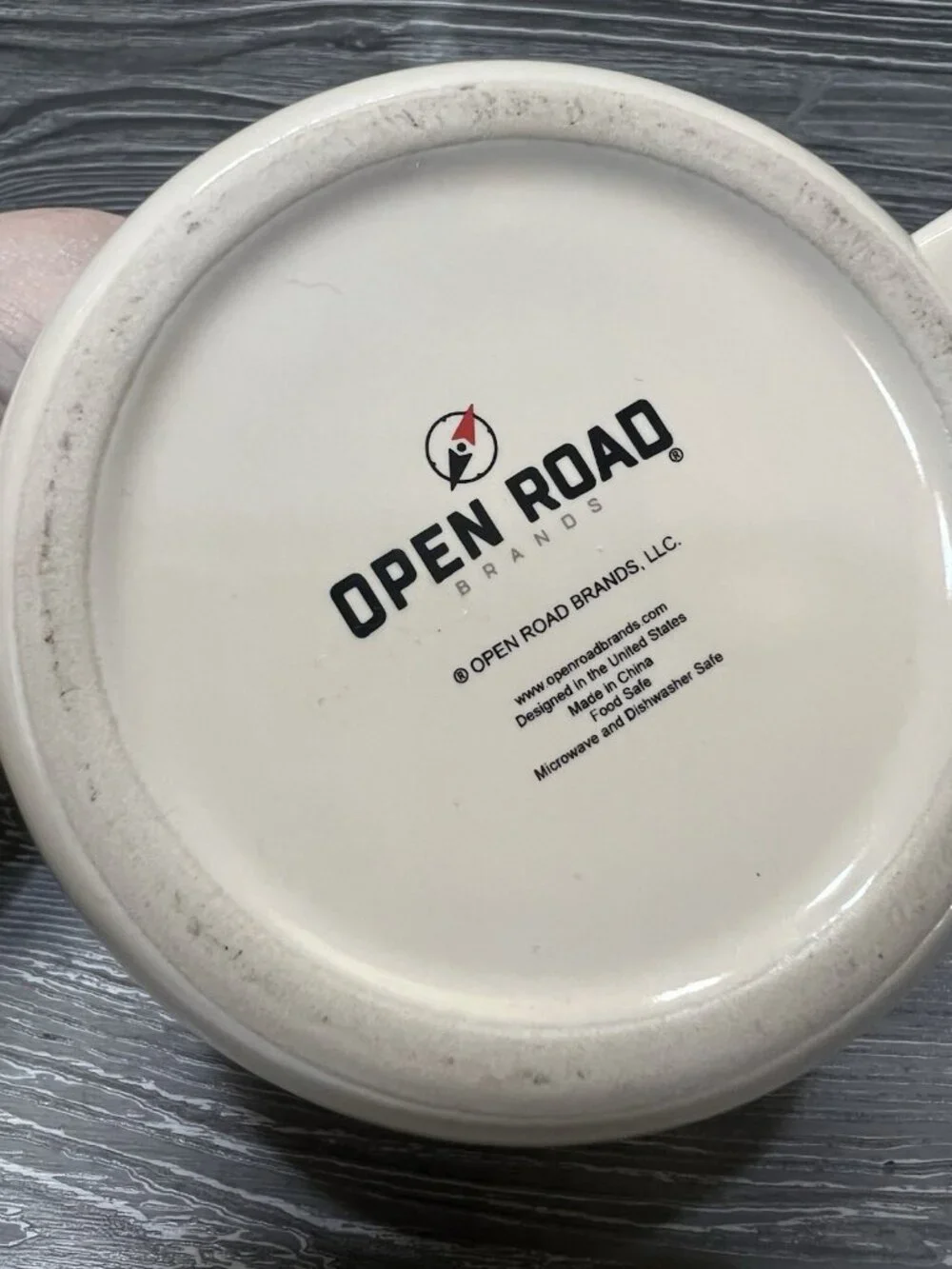 Open Road Brand Homemade Egg Nog Christmas Chicken Coffee Tea Mug 4”